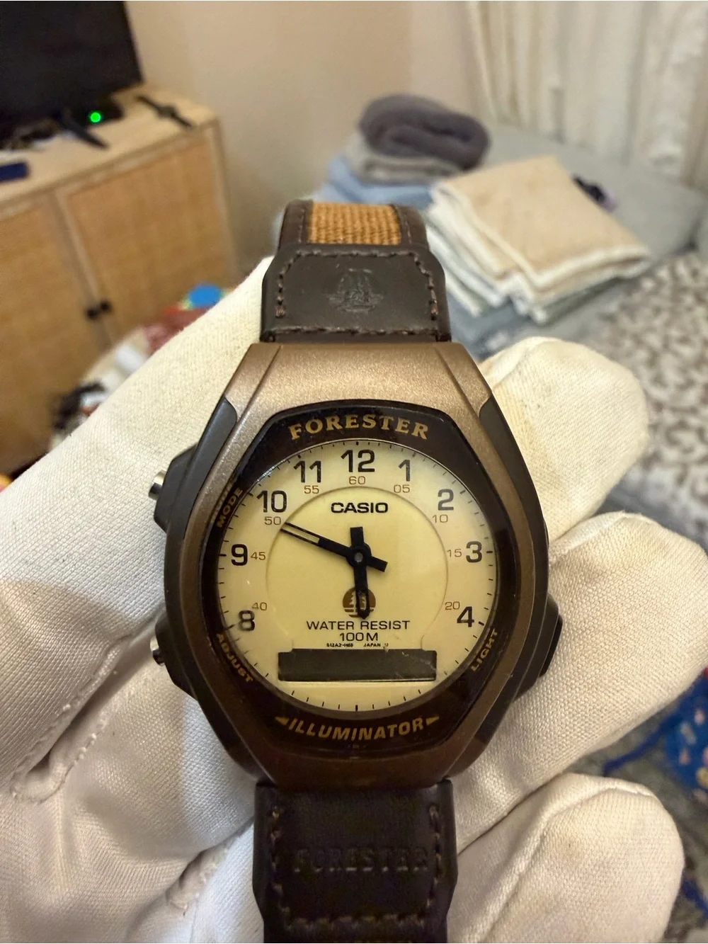 Casio Forester FT-600W Ana-Digi Mens Watch 5155 - UNTESTED / FOR PARTS OR REPAIR